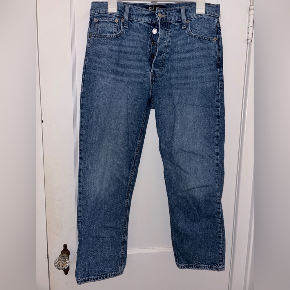 GAP High Rise Cheeky Straight Jeans